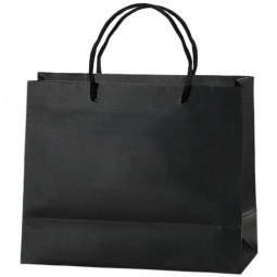 Matte Laminated Finish Shopping Promotional Tote Bag - 10"w x 8"h x 4"d