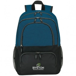 Two-Tone Promotional Laptop Backpack - 15"