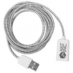 Extra Long Braided USB Custom Charging Cable - 6 ft. 