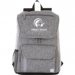 Heathered Custom Laptop Rucksack Backpack - 15"
